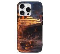 Escape from Boat The Titanic - Funda para teléfono compatible con iPhone 16/16 Plus/16 Pro/16 Pro Max/16 E divertido protector de teléfonos de TPU ligero