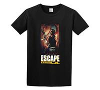 Escape from New Work Movie Poster Art Unisex 100% Cotton Short-Sleeve T-Shirts Black S