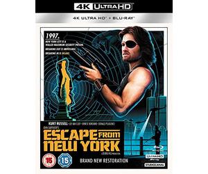 Escape From New York (3 4k Ultra-HD + Blu-Ray) [Edizione: Regno Unito] [4k Ultra-HD + Blu-Ray]