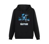 Escape from New York Helicopter Poster Snake Plissken Movie Hoody Unisex Long Sleeve Hooded with Pocket Black S