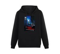Escape from New York Hoody Unisex Ptinted Hoodies Long Sleeve Men's Hooded with Pocket Black S