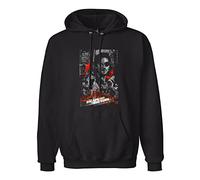 Escape from New York Mondo Poster Hoody Unisex Ptinted Hoodies Long Sleeve Men's Hooded with Pocket Black M