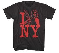 Escape from York I Love NY Men's T Shirt Snake Plissken Kurt Russell Action Black XXL