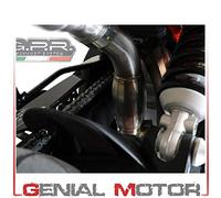 ESCAPE GPR EXHAUST SYSTEM COMPATIBLE CON APRILIA DORSODURO 900 2017/19 e4 COLLECTOR RACING ELIMINAR CATALIZADOR DECATALIZZATORE