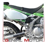 ESCAPE GPR EXHAUST SYSTEM COMPATIBLE CON KAWASAKI KLX 250 I.E. 2009/16 ESCAPE HOMOLOGADO Y TUBO CONEXIÓN SATINOX
