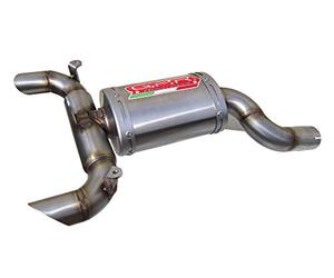 ESCAPE GPR EXHAUST SYSTEMS S.97.TO SUZUKI GSR 600 2006/11 GHOST LINE ESCAPE HOMOLOGADO CON TUBO DE CONEXIÓN TITANIUM OVALE/OVAL