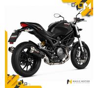 Escape homologado MIVV GP doble para Ducati Monster 696 08-14 negro