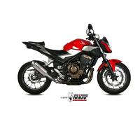 MIVV Silenciador de escape GP Pro H.075.L6P Titanio para Honda CB 500 F 2019-2024