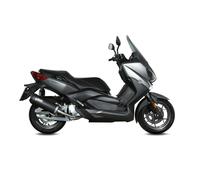 Escape homologado Mivv MOVER en Acero negro para YAMAHA X-MAX 125 17-20