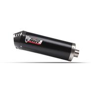 Escape homologado Mivv OVAL en Acero negro para BENELLI TRK 702 X 23-26 | TRK 702 23-26