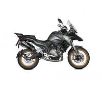 Escape homologado Mivv OVAL en Acero negro para QJ MOTOR SRT 700 / X 2024