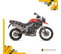 Escape homologado MIVV Oval para Triumph Tiger 800 XC/XR 11-16 Titanio