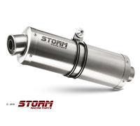 Escape homologado Storm OVAL en Acero inox. posicion estandar para KTM 690 ENDURO / R 19-24 | 690 SMC / R 19-24
