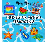 Escape into summer: Adult coloring book for stress relief & creativity - 43 summer scenes, landscapes & cozy activities