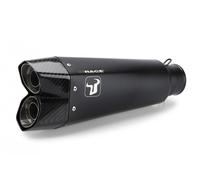 Escape IXRACE M10 homologado en acero negro para HONDA X-ADV 750 17-24 | FORZA 750 21-24