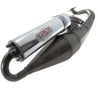 Escape LeoVince TT para SYM Jet 4 50 cc, sportx, red devil, Jungle, Mask, RS Shark, Super Fancy