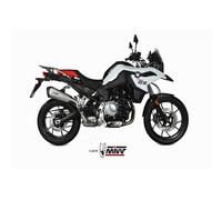 MIVV Silenciador de escape DELTA RACE B.033.LDRX Inox para BMW F 750/850 GS (2018>)