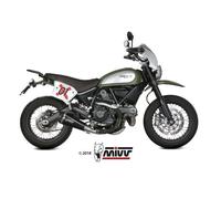 D.035.LDRB - Silenciador Escape Mivv DELTA RACE Black DUCATI SCRAMBLER 800 (15-)