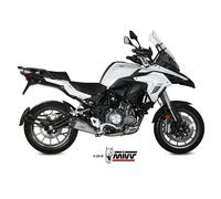 E.003.LDRX - Silenciador Escape Mivv DELTA RACE Inox BENELLI TRK 502 (17>)