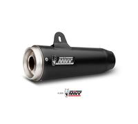 ESCAPE MIVV GHIBLIS BLACK INOX NEGRO MOTO GUZZI V9 BOBBER / ROAMER '16-'21 M.011.SGB