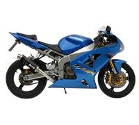 MIVV Silenciador GP Negro para Kawasaki ZX-6 R 636 2003-2004