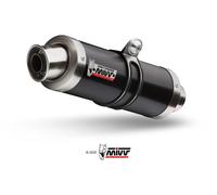 MIVV Silenciador de escape GP Black Inox Negro para Suzuki Gladius '09-'15 S.035.LXB