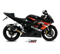 MIVV Silenciador de escape S.014.L2S GP Carbono para Suzuki GSX-R 600/750 04/05