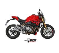 MIVV Silenciador de escape D.042.SM3X MK3 Inox para Ducati Monster 821 (2018-2020)