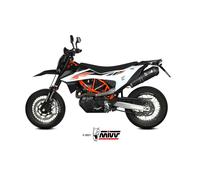 MIVV Escape RCN Oval Negro C para KTM 690 SMC R 2020-2023