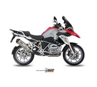 MIVV Silenciador de escape BMW R 1200 GS 2018 Oval Titanio tapa carbono
