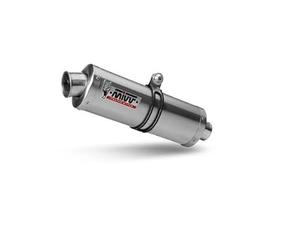 Escape Mivv SLIP-ON OVAL ST. STEEL STANDARD Compatible con HONDA CBF 600 2004 > 2010
