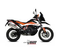 MIVV Silenciador Slip-On Speed Edge Inox para KTM 890 ADVENTURE/R 2020-2023