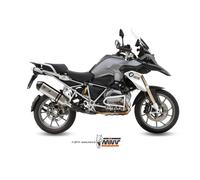 MIVV Tubo de escape B.016.LRX Speed Edge BMW R 1200 GS/Adventure 2013-2018 Inox