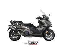 Terminal De Escape MIVV SR-1 Negro Para KYMCO AK 550 2021-2024
