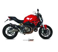 Escape homologado Mivv SUONO en Acero negro para DUCATI MONSTER 821 14-17