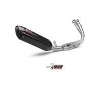 Tubo De Escape MIVV Suono Black Inox Negro KAWASAKI ER-6N F 2012 > 2016