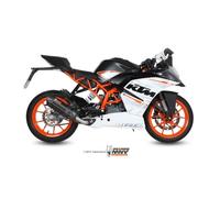 MIVV Escape completo Suono para KTM RC 390 2014 Silenciador negro