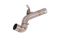 Escape moto Para BMW Para F750GS Para F850GS Para F850 GS 2018 2019 2020 2021 2022 Tubo Enlace Medio Escape Motocicleta(Sliver)