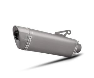 Escape moto Silenciador de titanio de escape Universal para motocicleta, tubo de 51MM y 60MM con DB Killer opcional(Type-B 60mm)