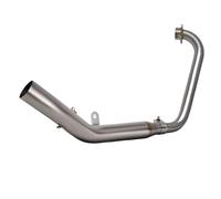 Escape Motocicleta para Zontes ZT125 ZT 125 U1 G1 Z1 Z2 2021-2025 Colector De Enlace Delantero De 51 Mm con Tubo De Cabecera con Diseño De Panal Tubo Moto