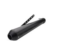 Escape Para CG125 GN125 CB400SS SR400 EN125 XL883 1200 Para Cafe Para Racer Retro Motocicleta Escape Silenciador Tubo Modificado Sistema De Cola(Negro)