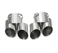 Escape Para Coche Punta De Escape De Acero Inoxidable Para X5 G05 Para X6 G06 2019-2023 X5M Silenciador(Plata)