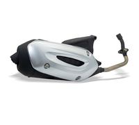 Escape Piaggio, completo con escudo térmico, 1A0071045