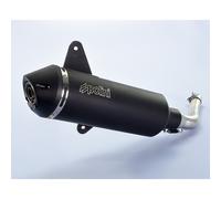 Envío gratis escape polini maxi-scooter aluminio negro vespa gts 300 para moto