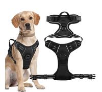 Escape Proof Arnés de Cables para Perros Ajustable Sin Pull Chaleco Para Mascotas | Suave Acolchado Sin Estrangulamiento Con Correas Reflectantes | Perro de Control Fácil Resistente para Razas