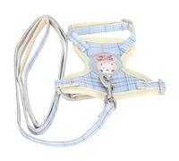 Escape Proof Cat Harness and Leash Set | Adjustable Breathable Mesh Vest for Walking/Travel/Outdoor | Soft I - Shape Design Helps Avoid Choking, Lightweight Comfort for Cats (1.5cm (Suitable for