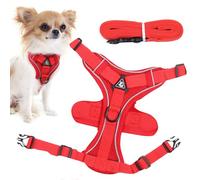 Escape-Proof Cat Harness, Reflective Kitten Lead Set, Comfortable Walking Harness for Kittens and Puppies, Safe Outdoor Adventures, 9.06x7.48x0.79 Inches, 11.42x8.66x0.79 Inches