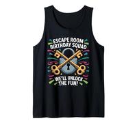 Escape Room Birthday Squad Escape Room Camiseta sin Mangas
