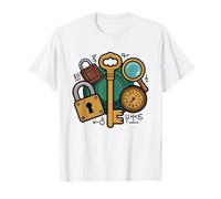 Escape Room Detective Sala De Enigmas Fan Misterio Camiseta