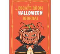 Escape Room Halloween Large Book: Elegant and Simple Halloween Themed Escape Room Journal Log Book to Track All of Your Escape Room Adventures | ... Gift Notebook Planner | 8.5"x11", 120 Pages